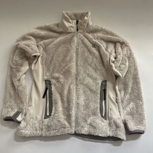 Adidas Jacket Super Trekking Fuzzy Sherpa Climawarm Neutral Outdoor Athleisure L